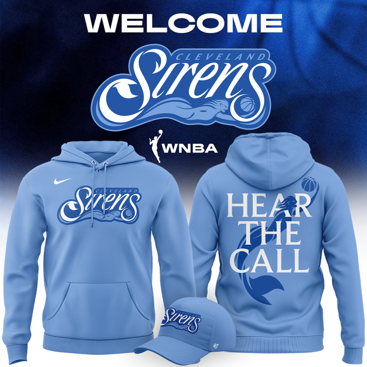 Cleveland Sirens Primary Logo Hoodie | YE36