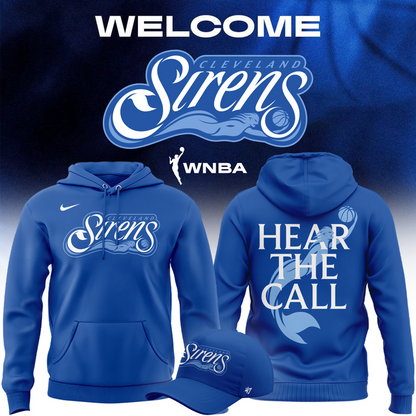Cleveland Sirens Primary Logo Hoodie | BA21