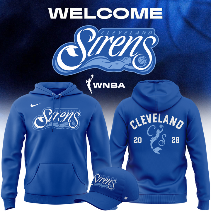 Cleveland Sirens Primary Logo Hoodie | TF19