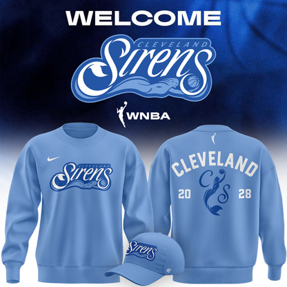 Cleveland Sirens Primary Logo Sweatshirt | XX81