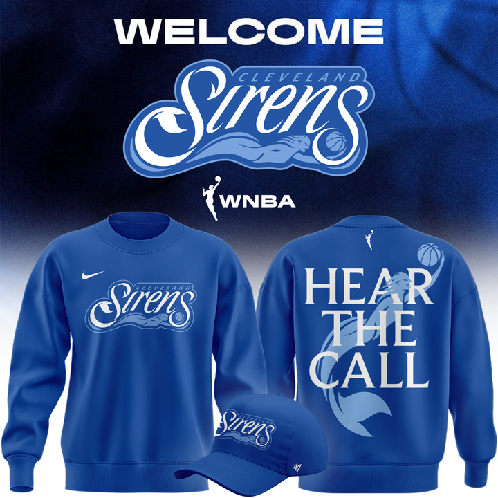 Cleveland Sirens Primary Logo Sweatshirt | VP35