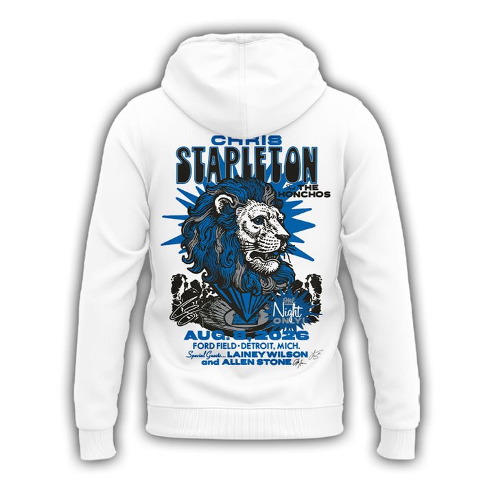 Limited Edition Chris Stapleton x Detroit Lions Event Zip-Hoodie | NT87