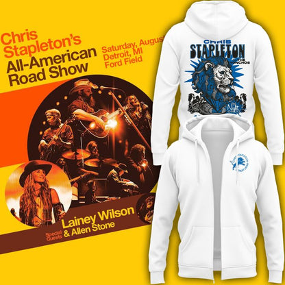 Limited Edition Chris Stapleton x Detroit Lions Event Zip-Hoodie | NT87