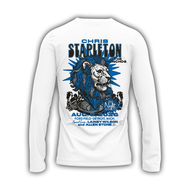 Limited Edition Chris Stapleton x Detroit Lions Event Long Sleeve Shirt | CG10