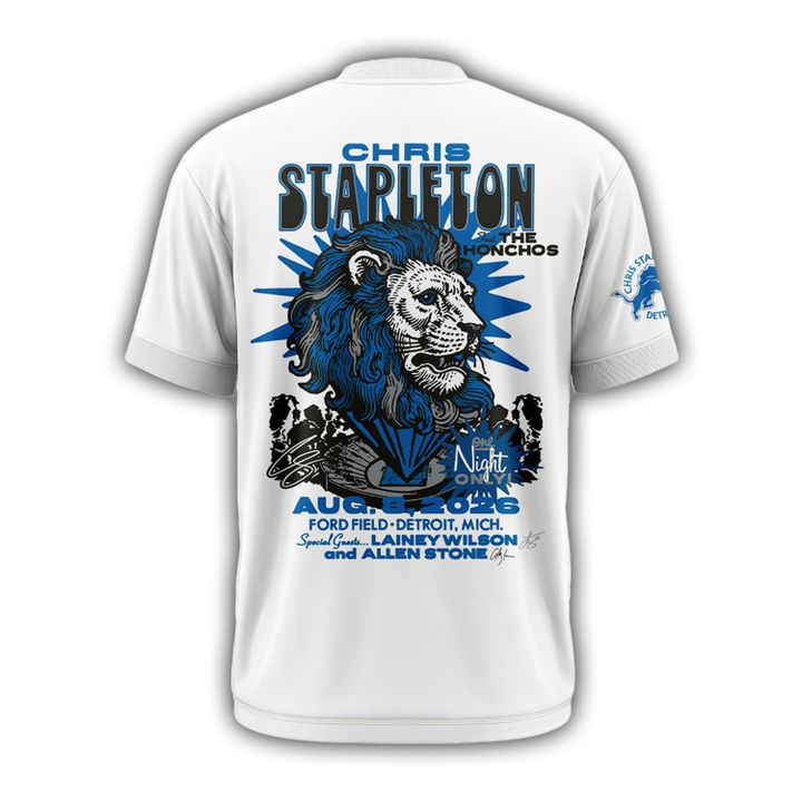 Chris Stapleton x Detroit Lions Event Tee | JH45