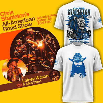Chris Stapleton x Detroit Lions Event Tee | JH45