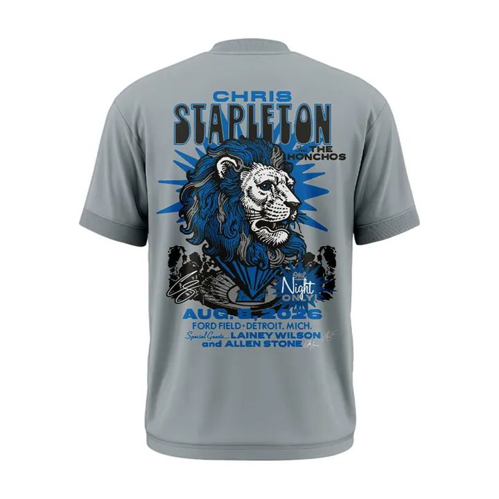 Chris Stapleton Show Tshirt- Detroit, MI - 08/08/2026 | WT79