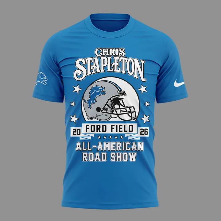5. Chris Stapleton Show Tshirt- Detroit, MI - 08/08/2026 | MN63