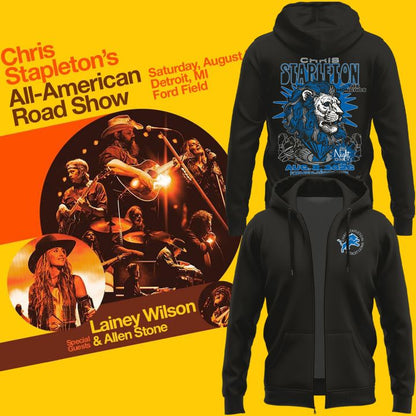 Limited Edition Chris Stapleton x Detroit Lions Event Zip-Hoodie | OA82