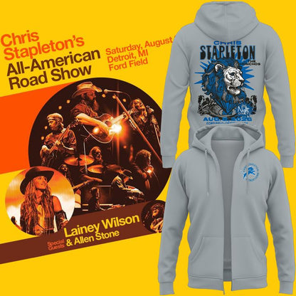 Limited Edition Chris Stapleton x Detroit Lions Event Zip-Hoodie | LP81