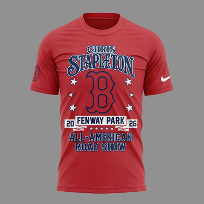 Chris Stapleton x Boston Red Sox - All American Road Show 2026 T-Shirt | ZZ37