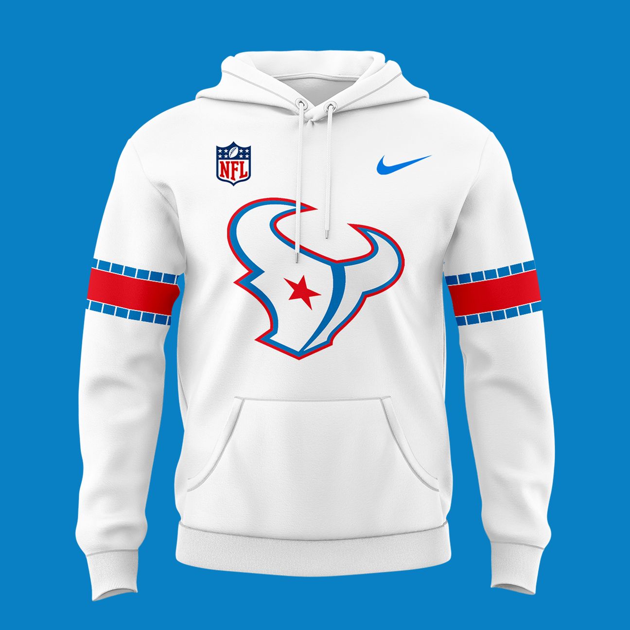 Houston Texans Rivalries By the H. For the H. 2026 Hoodie - White | UN64