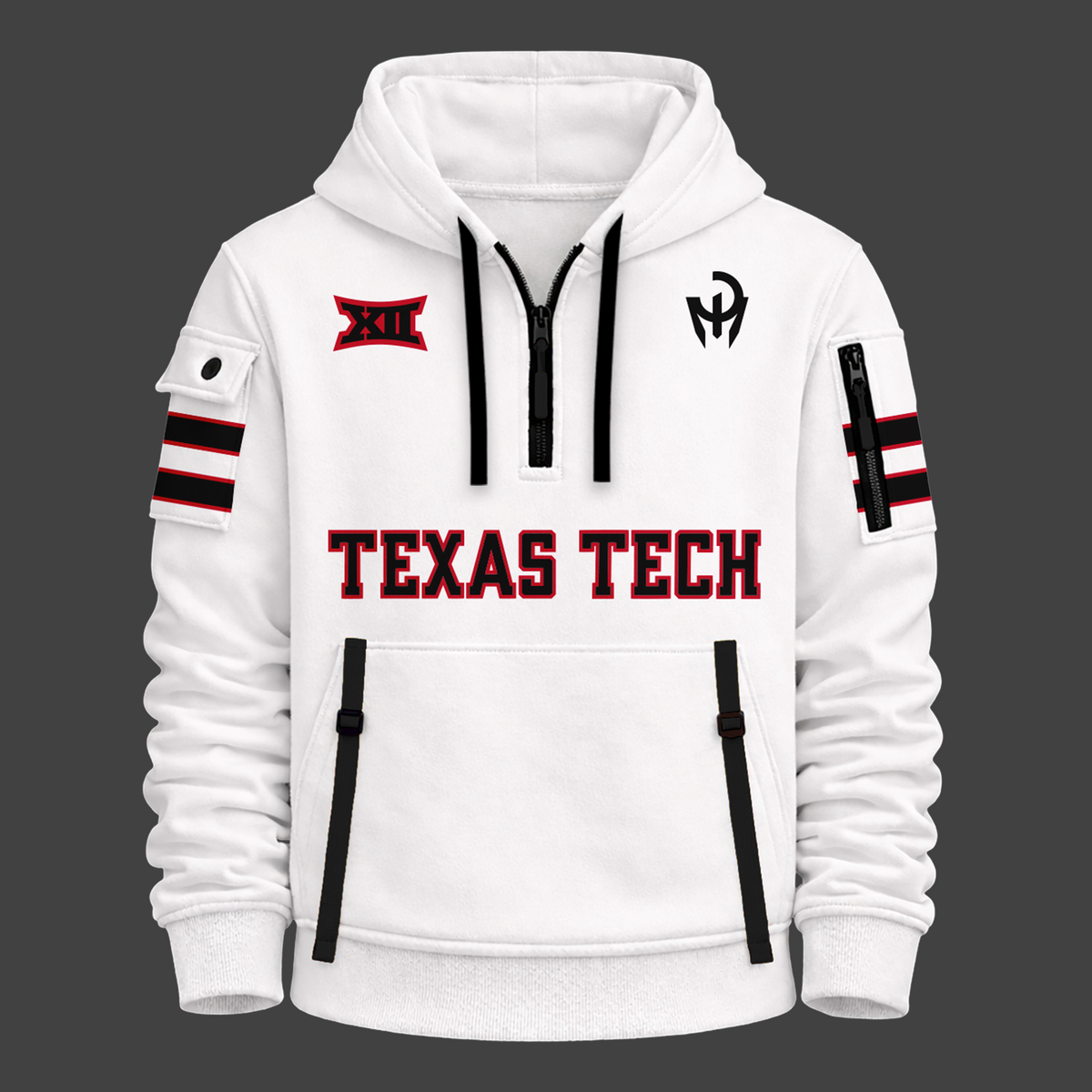 Limited Edition Texas Tech Football 2026 Quarter Zipper Hoodie