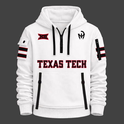 Limited Edition Texas Tech Football 2026 Quarter Zipper Hoodie