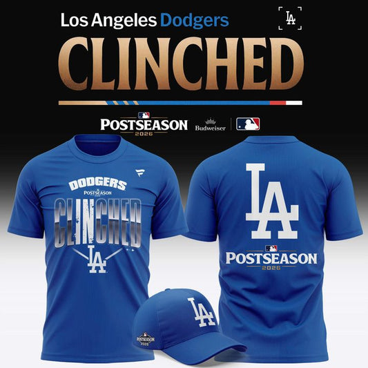 Los Angeles Dodgers Royal 2026 Postseason Locker Room T-Shirt