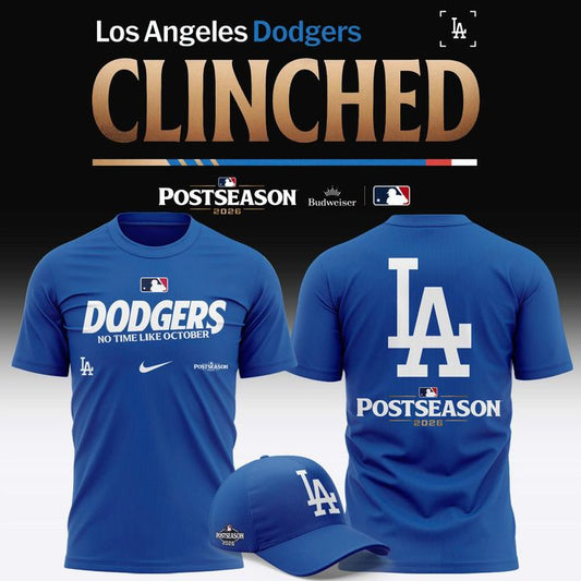 Los Angeles Dodgers Royal 2026 MLB Postseason Authentic Collection Legend Dri-FIT T-Shirt