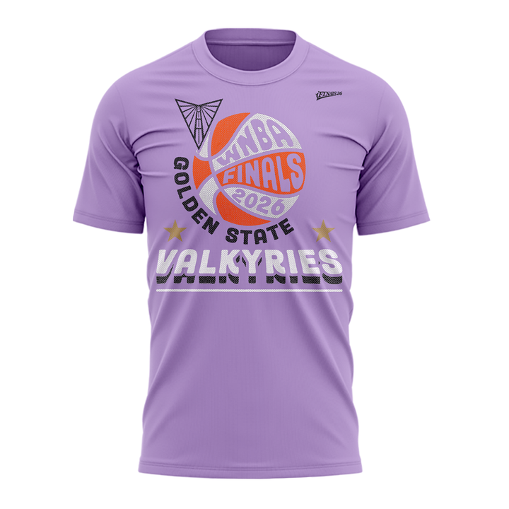Limited edition Golden State Valkyries 2026 WNBA Finals T-Shirt - Violet