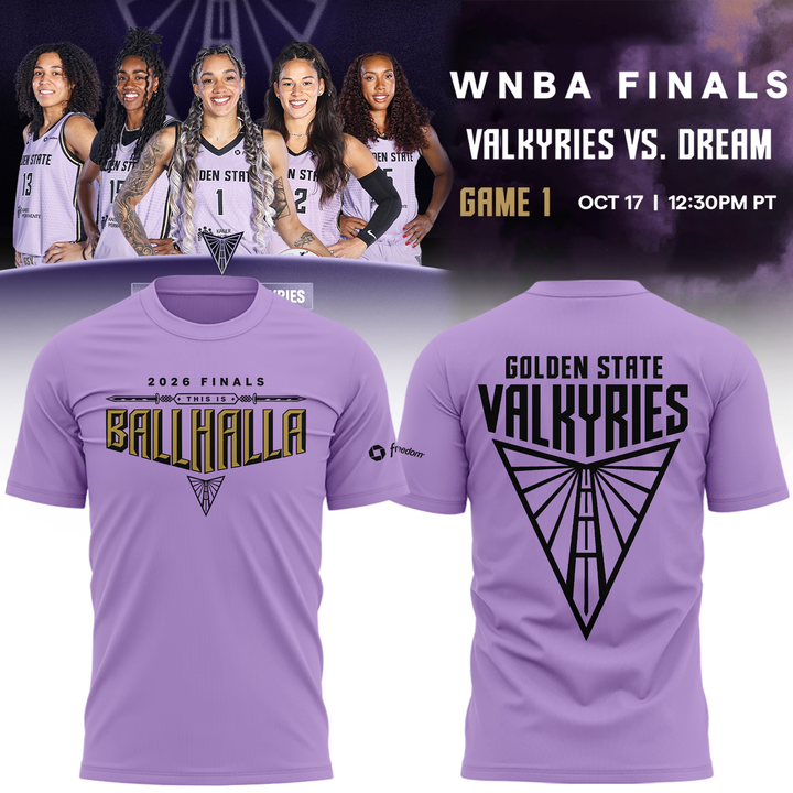 Limited edition Golden State Valkyries Finals 2026 T-Shirt -Game 1