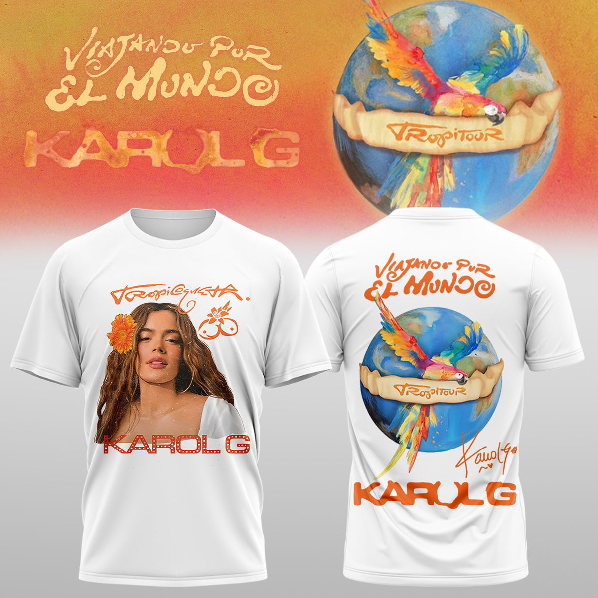 Karol G - Nos Vamos de Tour 2026 Limited Edition Signature - SHIRT | VP90