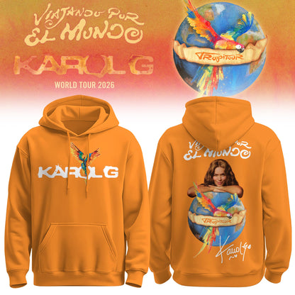 Karol G - Viajando Por El Mundo Tropitour 2026 Limited Edition Hoodie | HM46