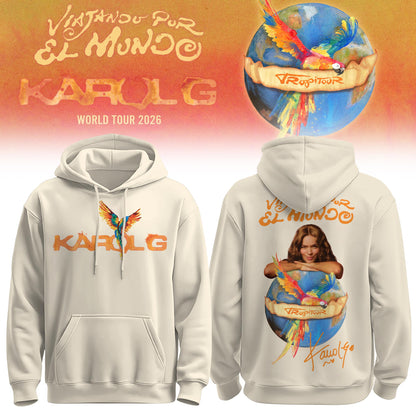 Karol G - Viajando Por El Mundo Tropitour 2026 Limited Edition Hoodie | MG99
