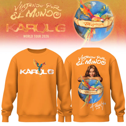 Karol G - Viajando Por El Mundo Tropitour 2026 Limited Edition Sweatshirt | GY84