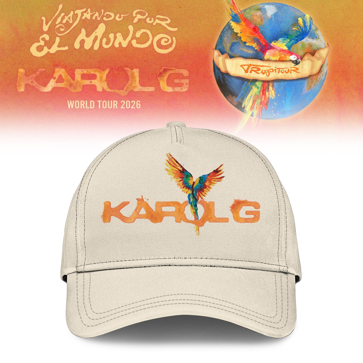 Karol G - Viajando Por El Mundo Tropitour 2026 Limited Edition Sweatshirt | QL10