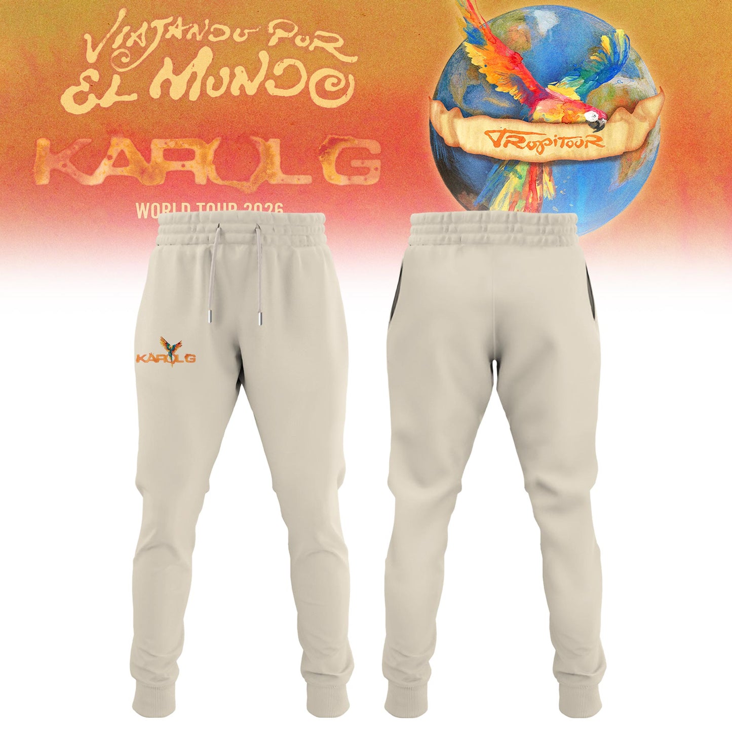 Karol G - Viajando Por El Mundo Tropitour 2026 Limited Edition Sweatshirt | QL10