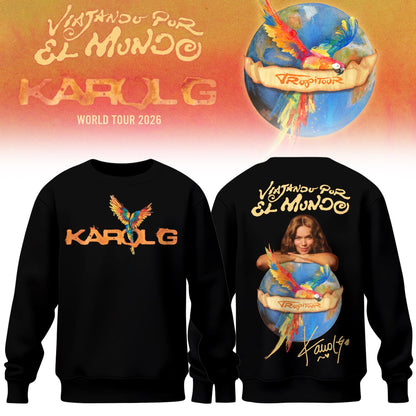 Karol G - Viajando Por El Mundo Tropitour 2026 Limited Edition Sweatshirt | TS14
