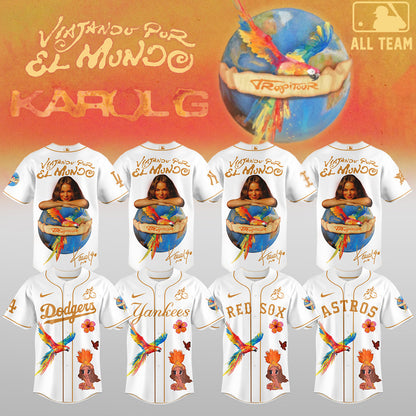 Karol G x MLB - Nos Vamos de Tour JERSEY(All Team ) | VS90