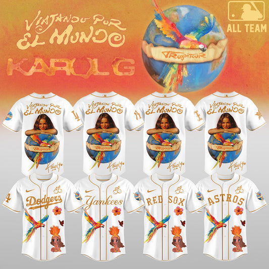 Karol G x MLB - Nos Vamos de Tour JERSEY(All Team ) | VS90