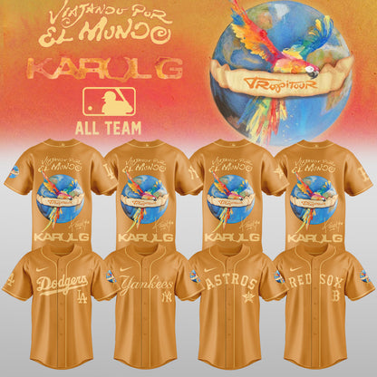 Karol G x MLB - Nos Vamos de Tour JERSEY(All Team ) | DP90