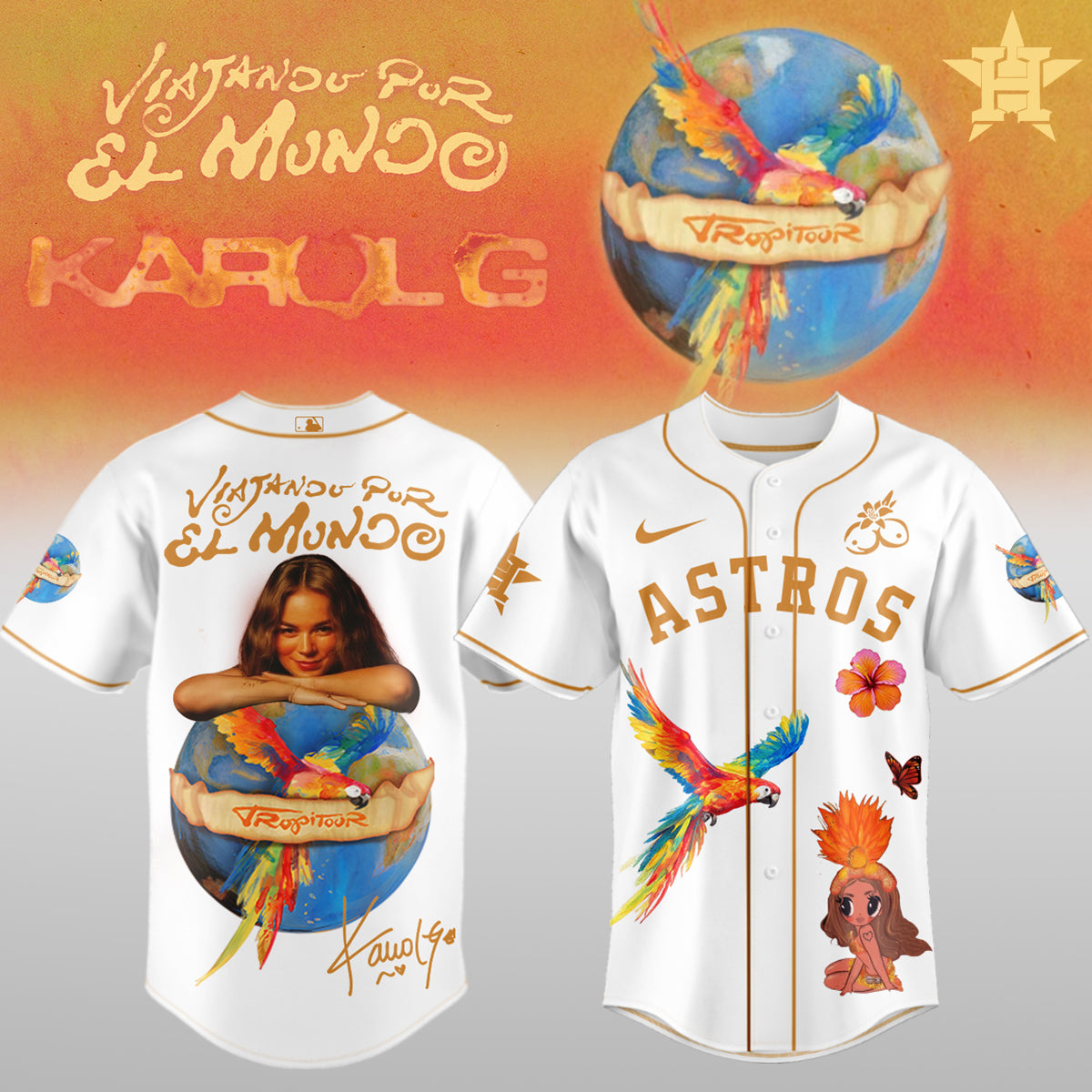 Karol G x MLB - Nos Vamos de Tour JERSEY(All Team ) | VS90