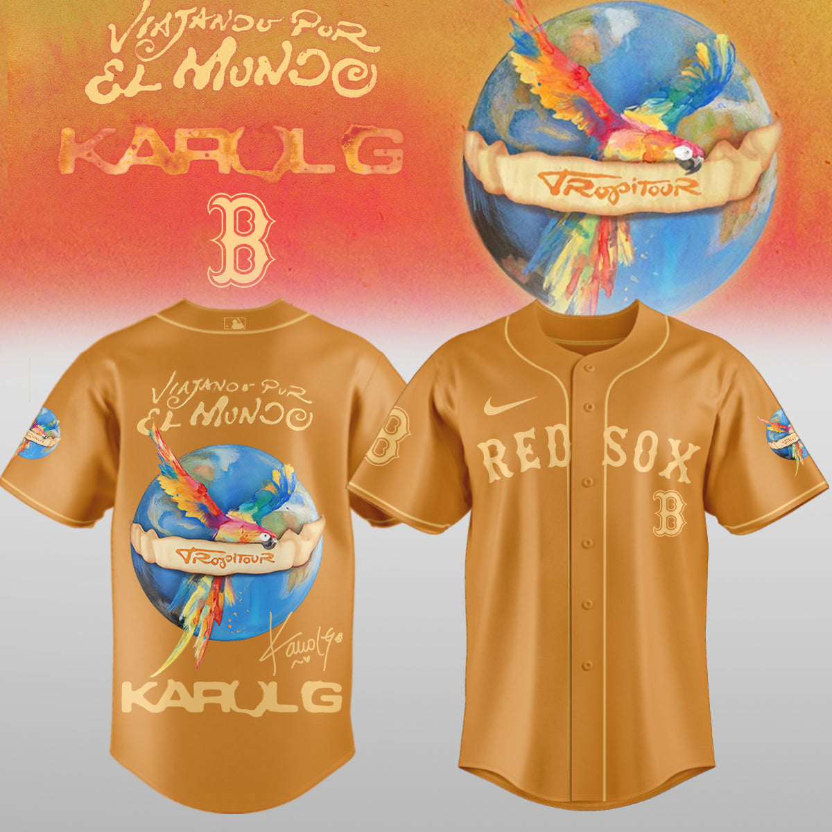 Karol G x MLB - Nos Vamos de Tour JERSEY(All Team ) | DP90