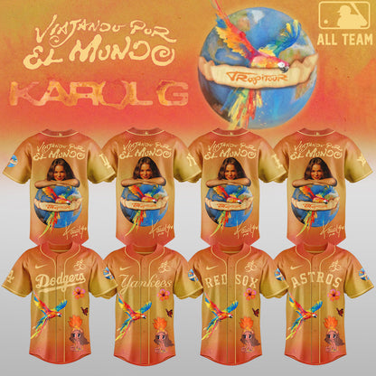 Karol G x MLB - Nos Vamos de Tour JERSEY(All Team ) | VU90
