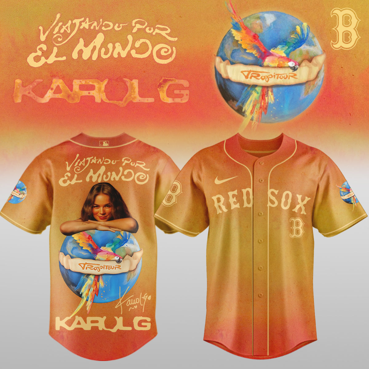 Karol G x MLB - Nos Vamos de Tour JERSEY(All Team ) | FP90