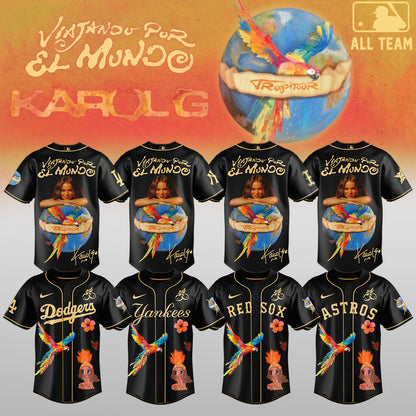 Karol G x MLB - Nos Vamos de Tour JERSEY(All Team )