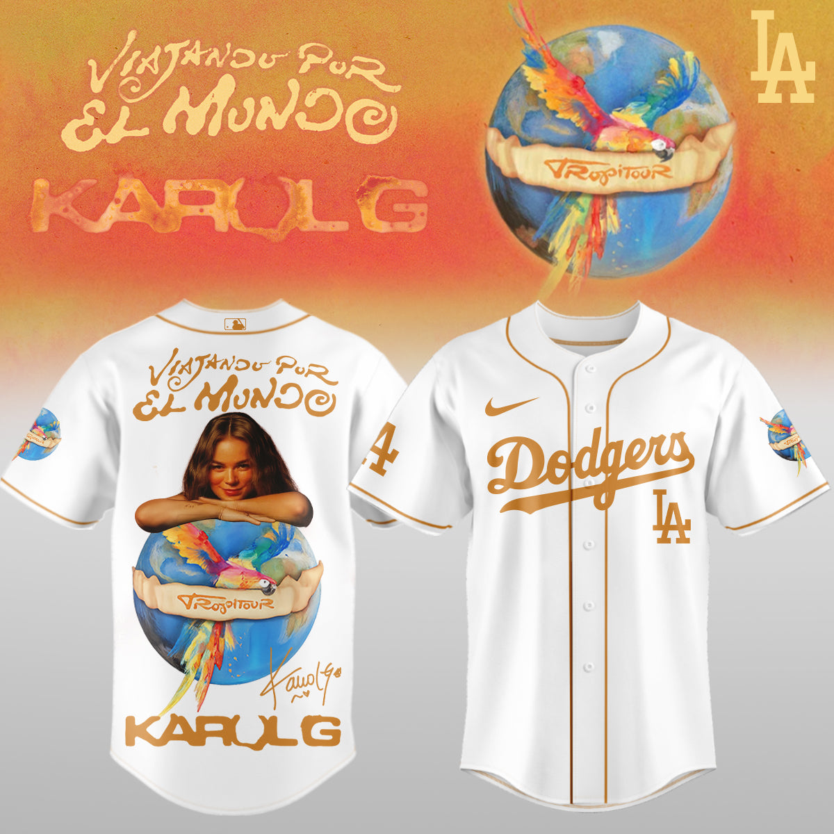 Karol G x MLB - Nos Vamos de Tour JERSEY(All Team ) | VC90