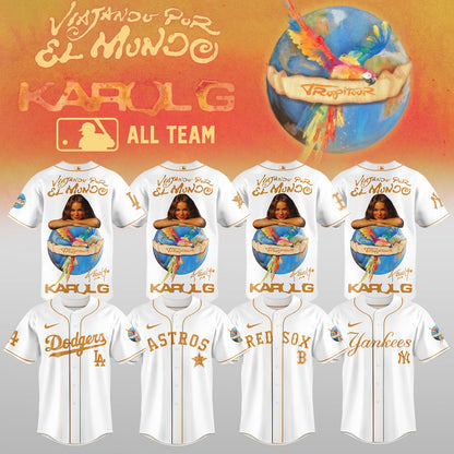 Karol G x MLB - Nos Vamos de Tour JERSEY(All Team ) | VC90