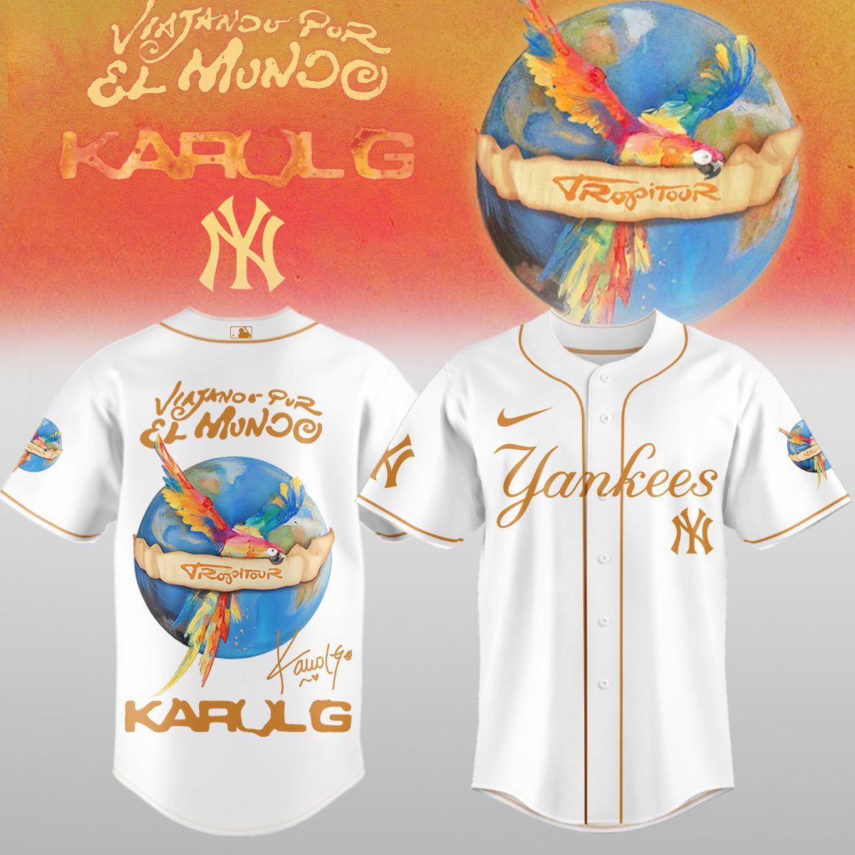 Karol G x MLB - Nos Vamos de Tour JERSEY(All Team ) | VP90