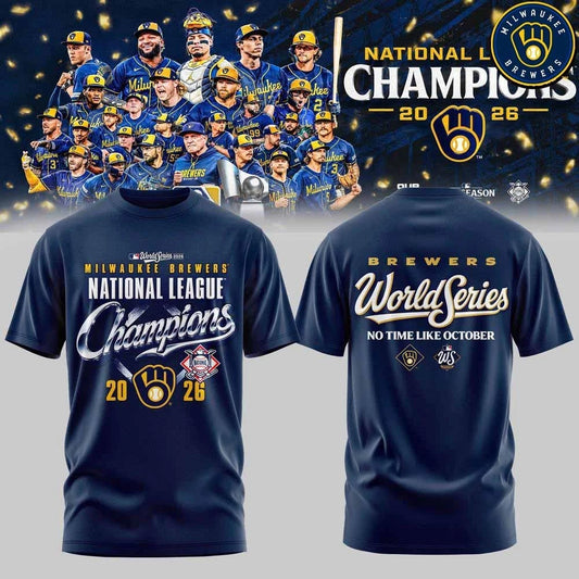 Milwaukee Brewers National League Champions 2026 Shirt – No Time Like October