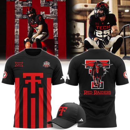 Texas Tech Red Raiders 100th Anniversary Throwback-Inspired T-shirt