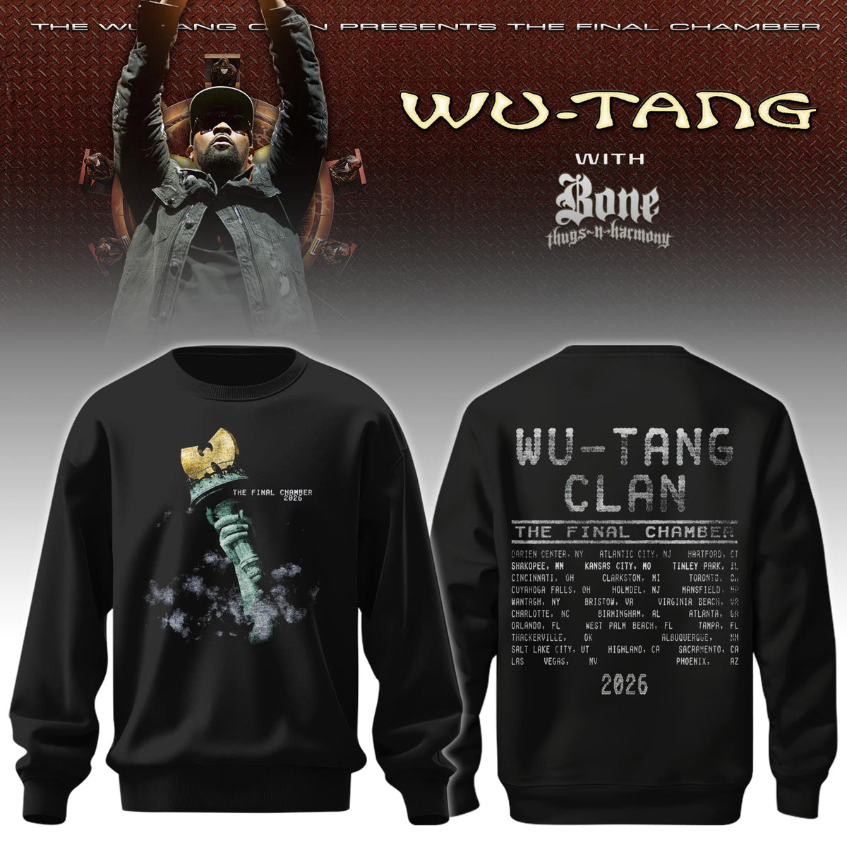 Wu-Tang Clan x The Final Chamber Tour Sweatshirt | OK15