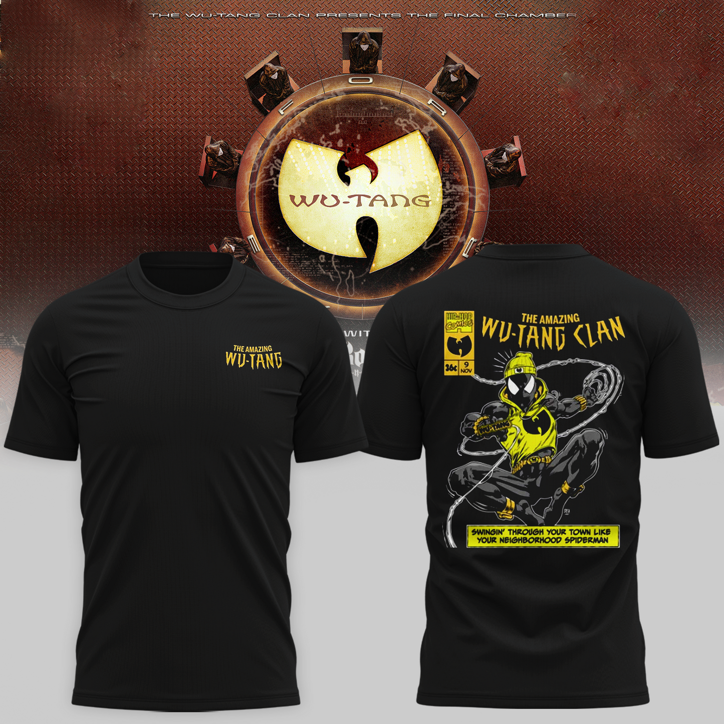 Wu-Tang Clan x Spider-Man Spider Wu Premium T-shirt | GS40