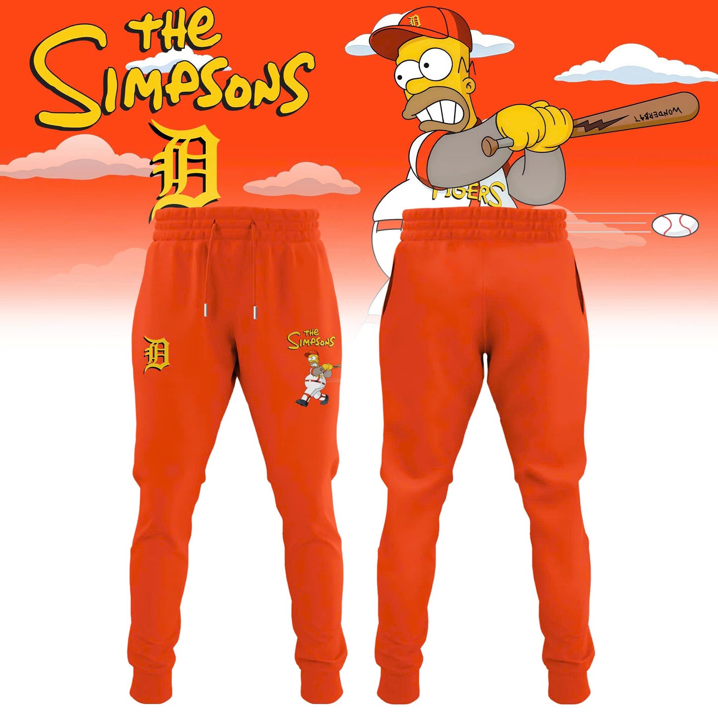 Detroit Tigers x The Simpsons 2026 Limited Edition Jersey