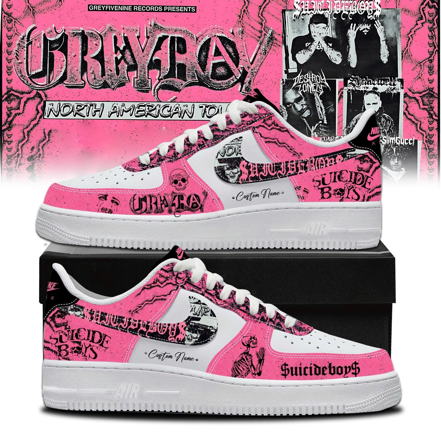 Grey day 2026 - North American Tour _AF1 Sneakers | GM39